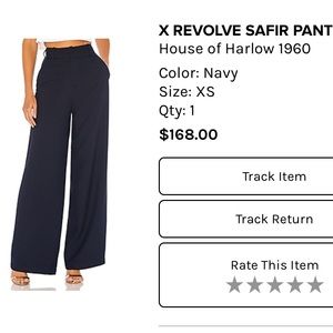 House of Harlow high waisted wide leg pant Size XS